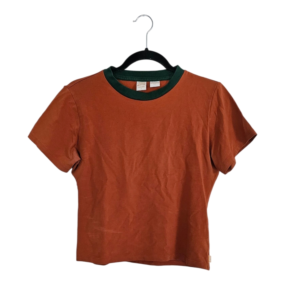 Levi's Orange Tee with Green Trim